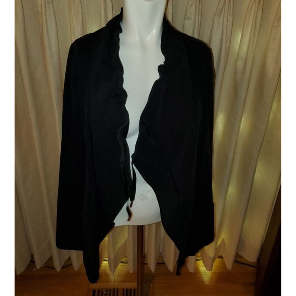 Lucy Ruched Waterfall Jersey Cardigan/Jacket M - Picture 1 of 7